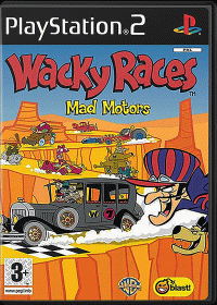 Wacky Races: Mad Motors PAL Playstation 2  box art